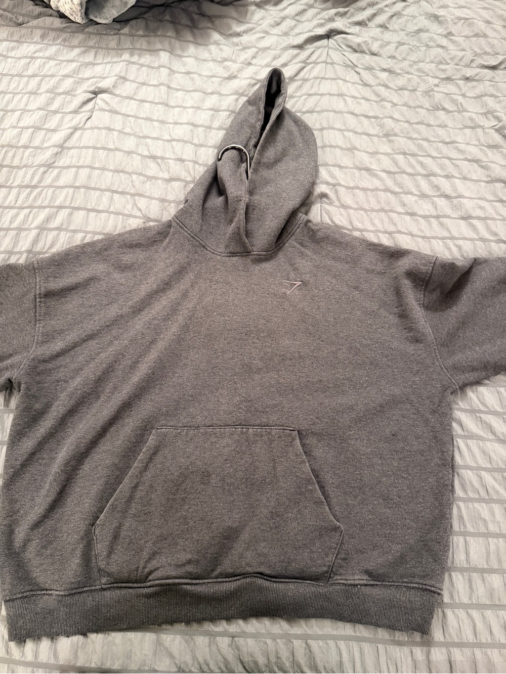 Gymshark Men's Crewneck Hoodie in Charcoal Gray